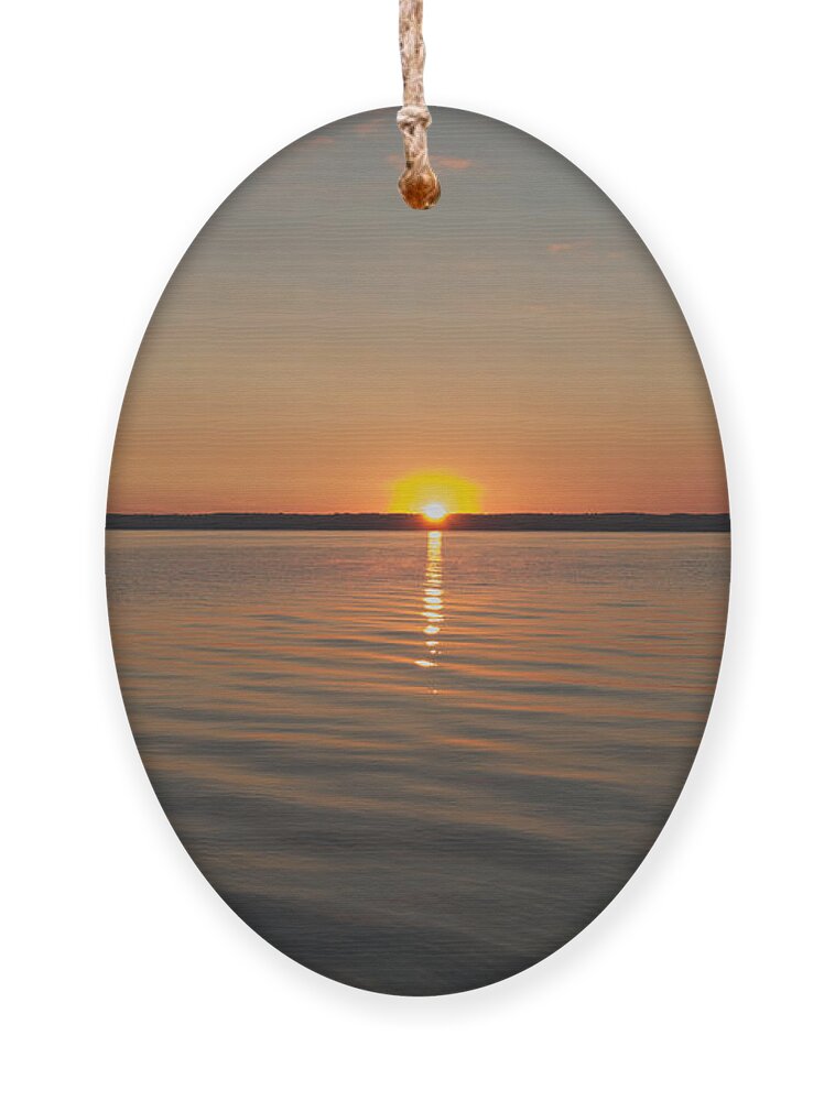 Sunrise Ornament featuring the photograph Sunrise on Seneca Lake by William Norton
