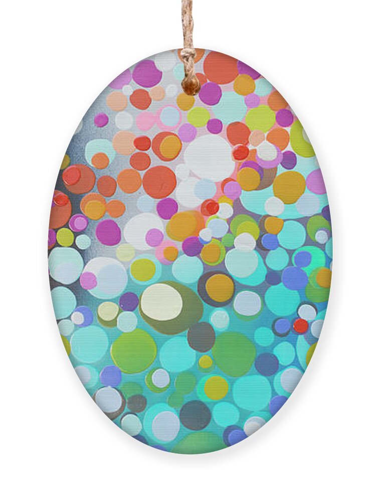 Abstract Ornament featuring the painting Sweet Thing by Claire Desjardins