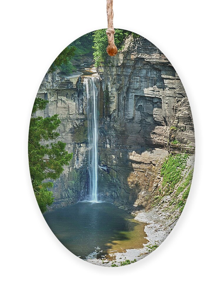 Taughannock Falls Ornament featuring the photograph Taughannock Falls by Christina Rollo
