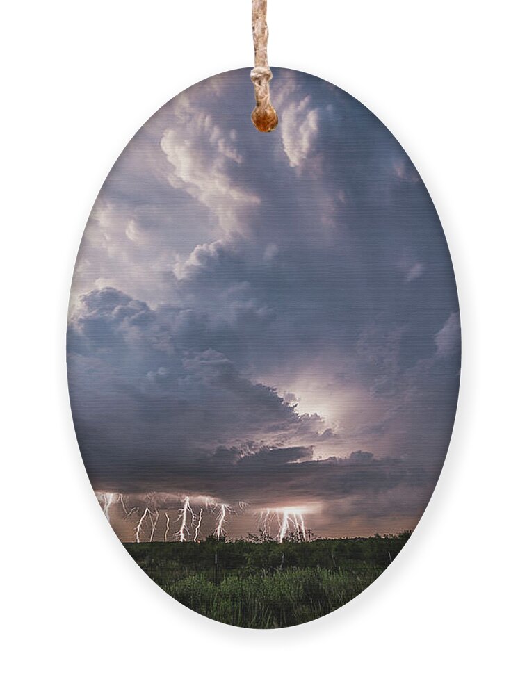 Storm Ornament featuring the photograph Texas Twilight by Marcus Hustedde