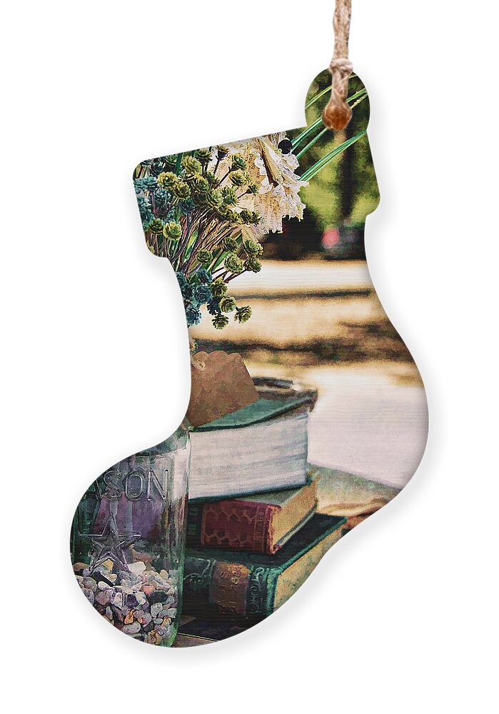 Books Ornament featuring the photograph The Center Piece by Lana Trussell
