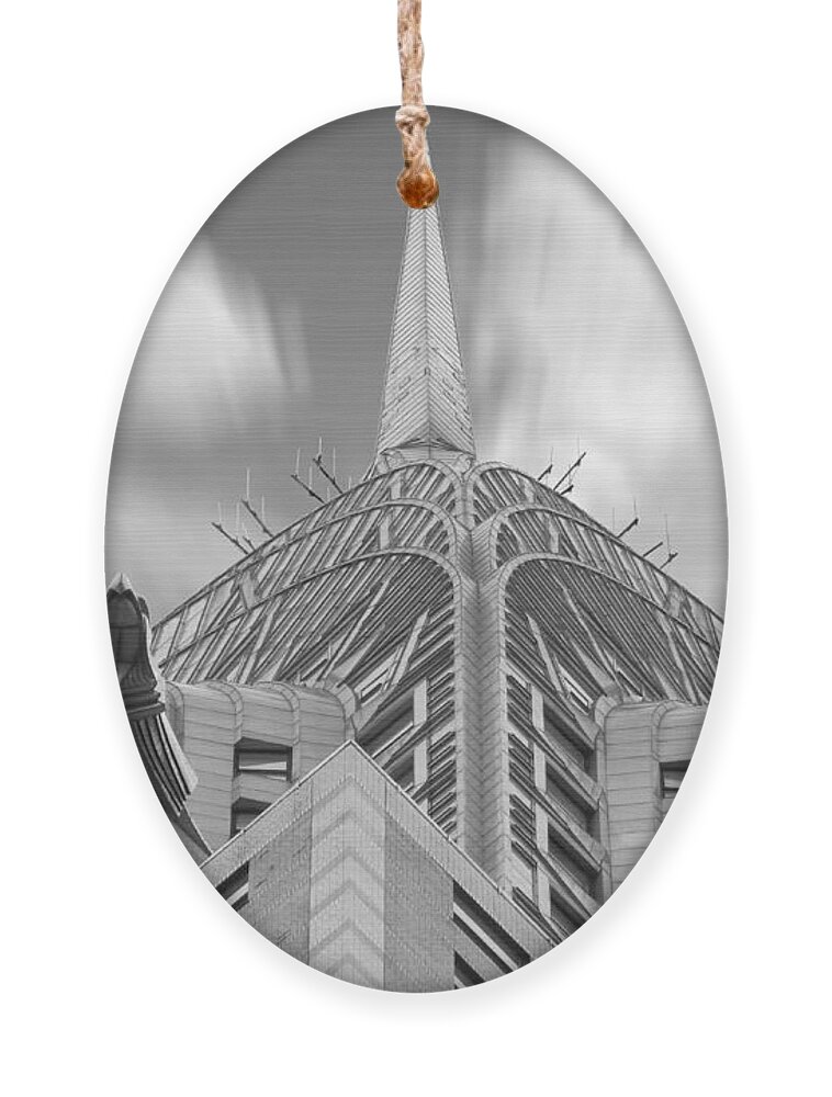 Landmarks Ornament featuring the photograph The Chrysler Building 3 by Mike McGlothlen