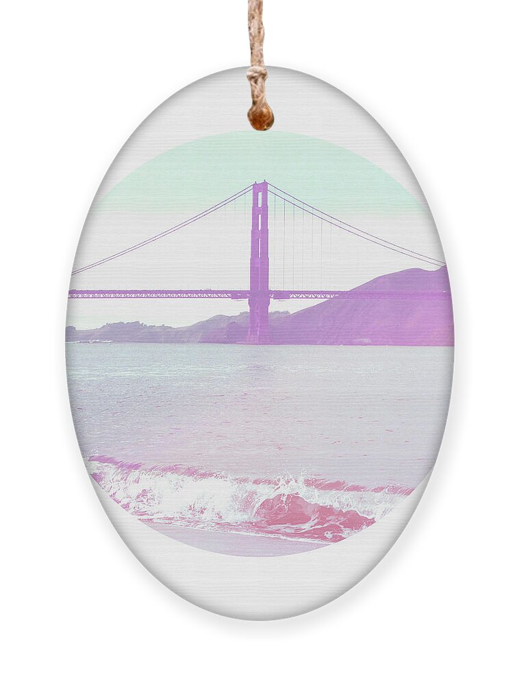 Golden Gate Bridge Ornament featuring the photograph The Golden Gate- Art by Linda Woods by Linda Woods