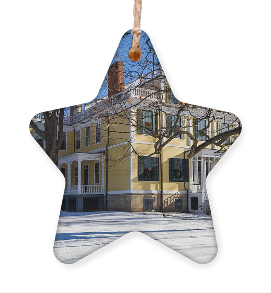 Granger Homestead Ornament featuring the photograph The Granger Homestead by William Norton