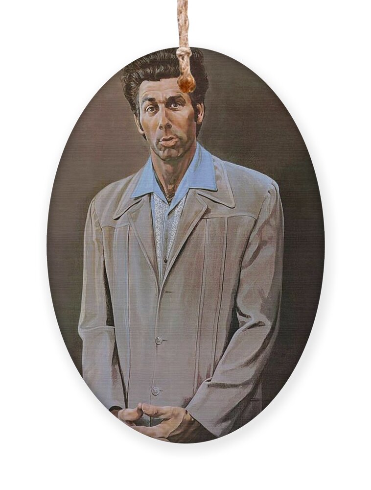Seinfeld Ornament featuring the painting The Kramer Portrait by Movie Poster Prints