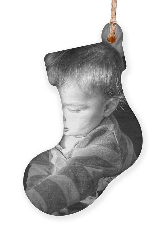 Child Ornament featuring the photograph The Light that Shines by Christopher Lotito