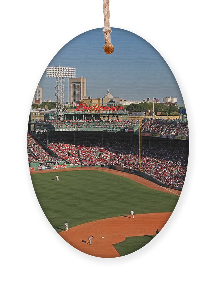 Fenway Park Ornament featuring the photograph The Pesky Pole by Juergen Roth