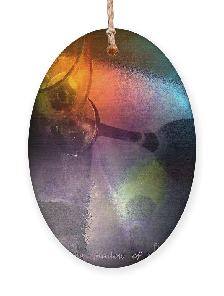 Fantasy Ornament featuring the painting The Shadow of Your Smile by Miki De Goodaboom