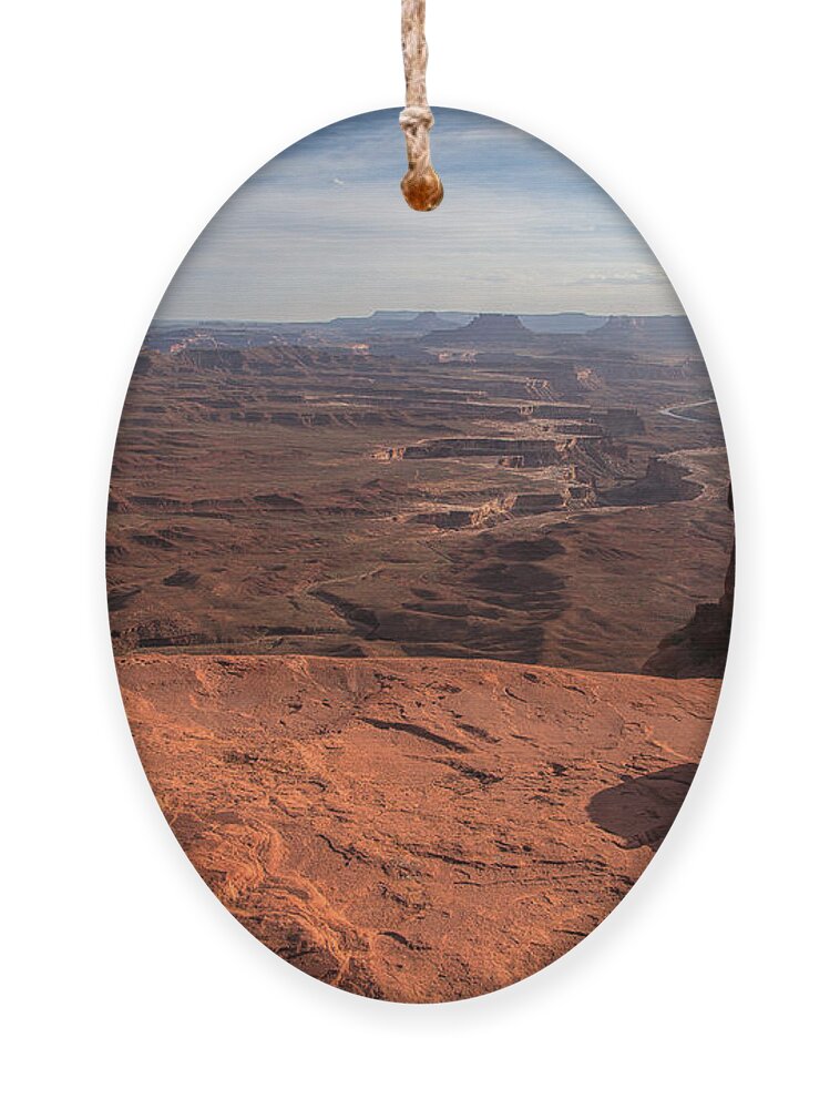 Utah Ornament featuring the photograph The Vast Lands by Jim Garrison