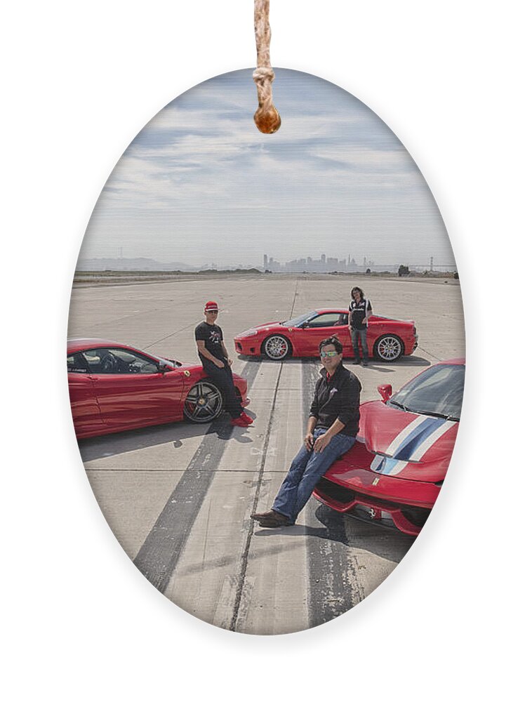 Ferrari Ornament featuring the photograph Three Amigos by ItzKirb Photography