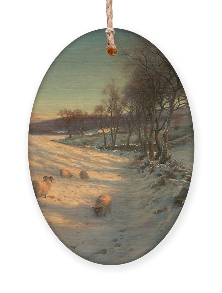 Through Ornament featuring the painting Through the Crisp Air by Joseph Farquharson