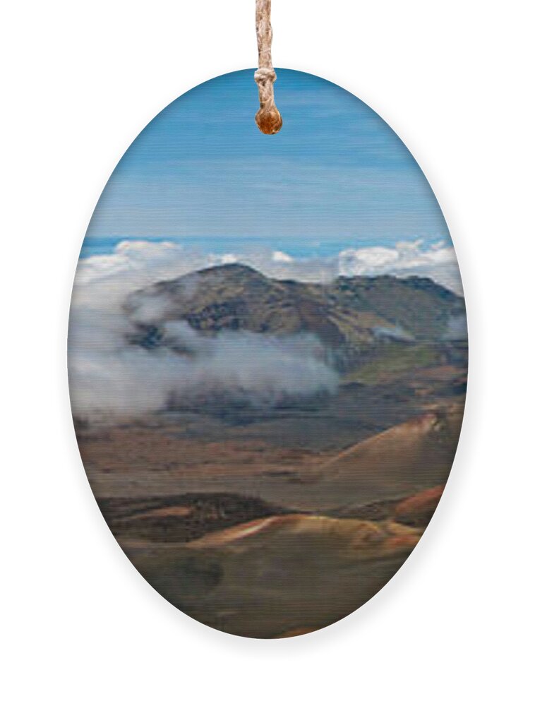 Hawaii Ornament featuring the digital art Top of the World by Bob Slitzan
