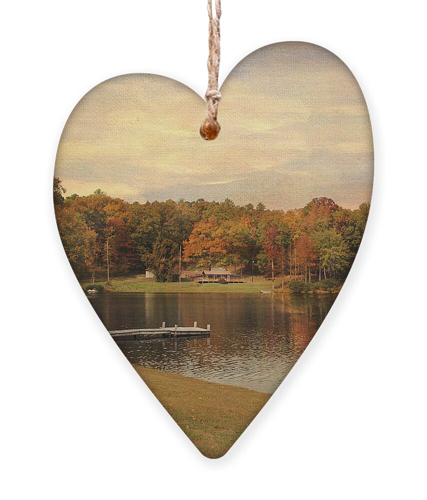 Autumn Ornament featuring the photograph Tranquility by Jai Johnson
