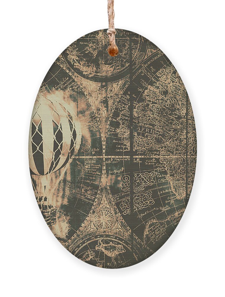 Vintage Ornament featuring the photograph Travelling the old world by Jorgo Photography