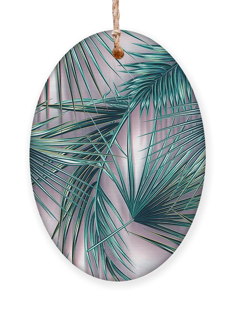 Summer Ornament featuring the digital art Tropicana by Mark Ashkenazi