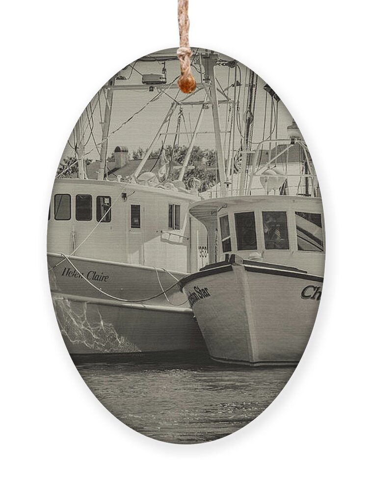 Charleston Star Ornament featuring the photograph Two Deep by Dale Powell