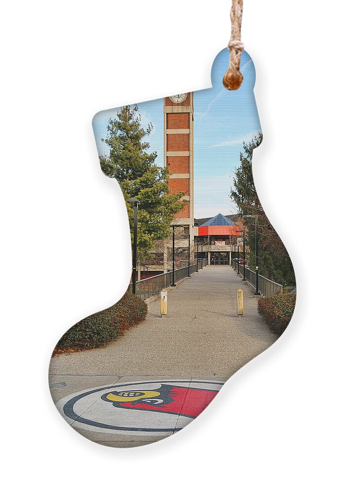 Louisville Cardinals Wood Sign with String