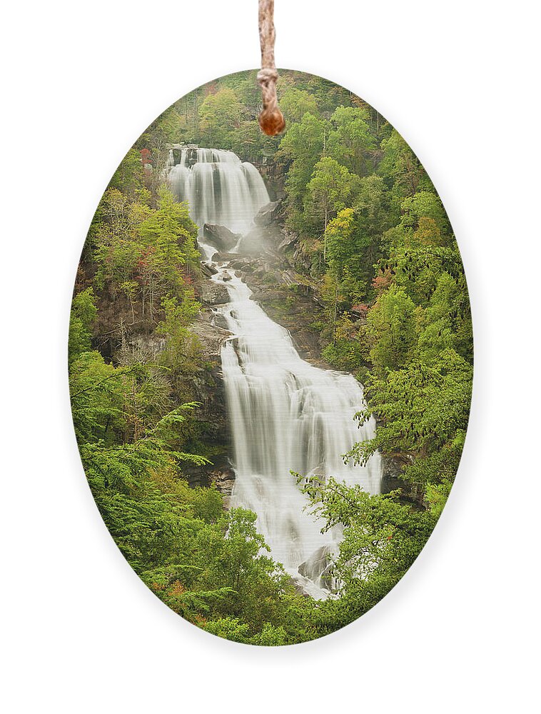 Waterfall Ornament featuring the photograph Upper Whitewater Falls by Rob Hemphill