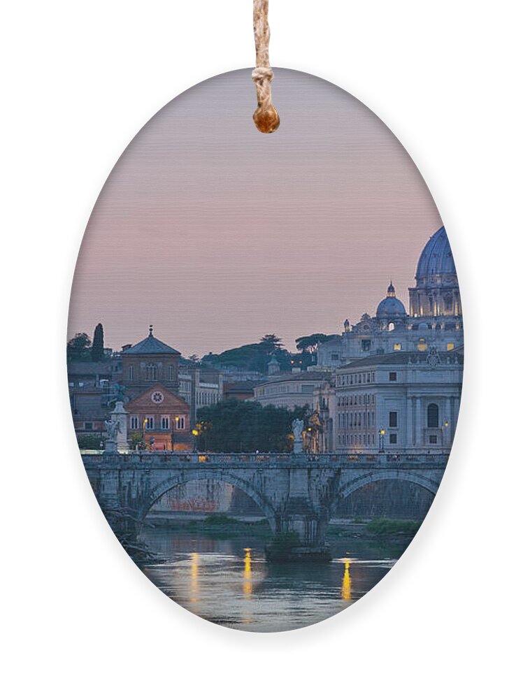 Vatican Ornament featuring the photograph Vatican City at Sunset by Pablo Lopez