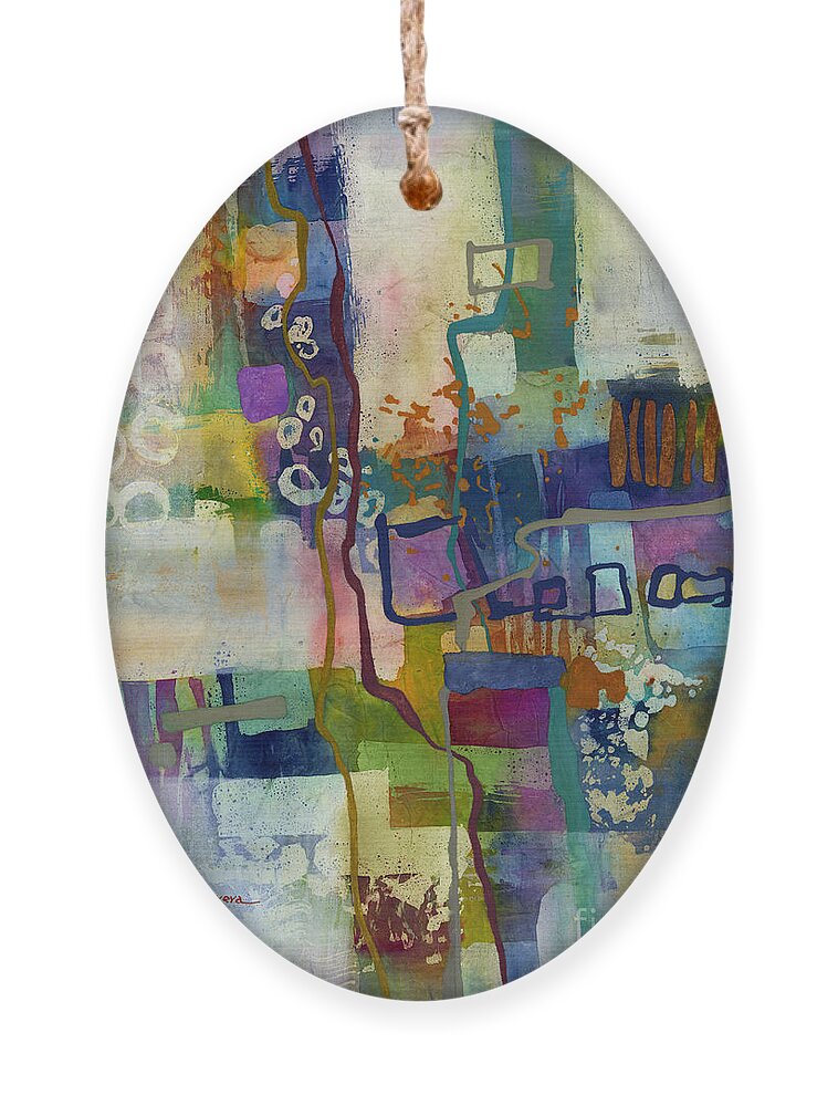 Abstract Ornament featuring the painting Vintage Atelier by Hailey E Herrera