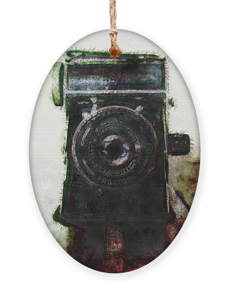 Photography Ornament featuring the photograph Vintage Camera by Phil Perkins