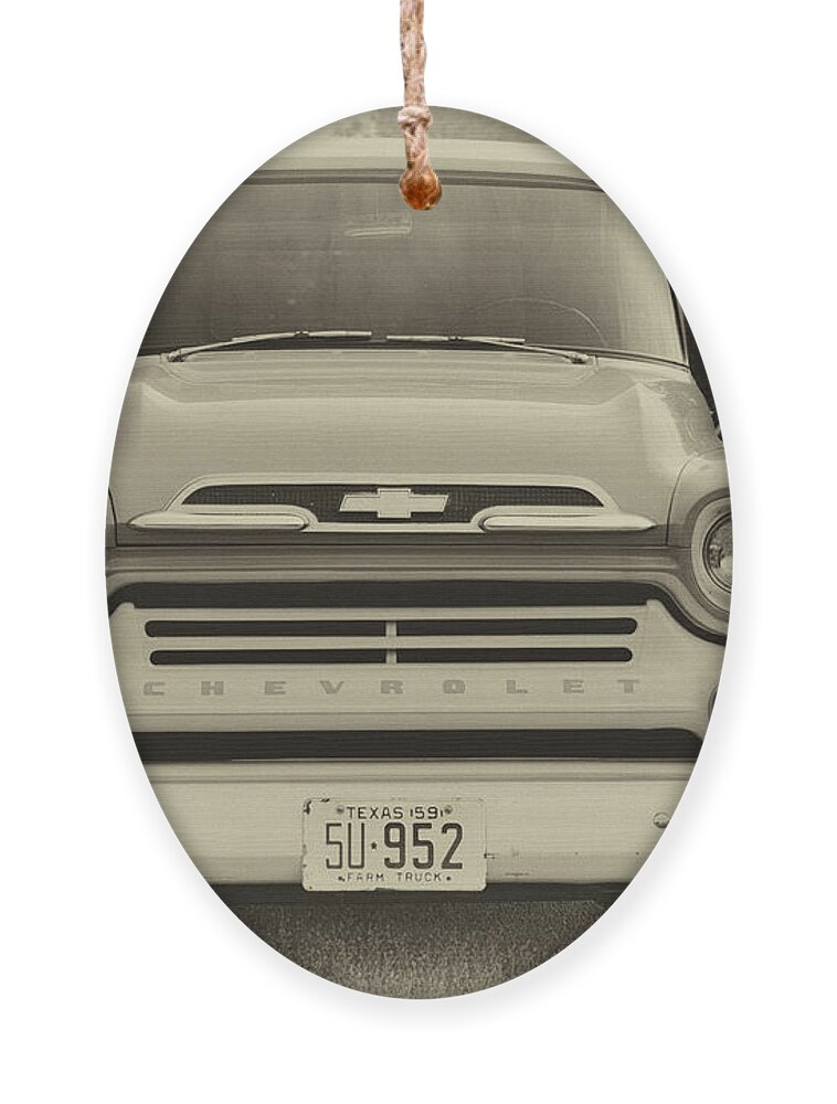 Chevy Ornament featuring the photograph Vintage Chevrolet Truck by Dale Powell