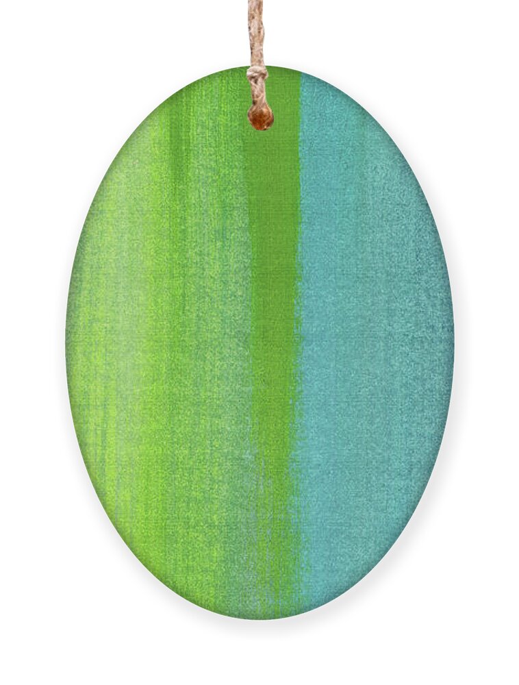 Abstract Ornament featuring the painting Vishnu- Art by Linda Woods by Linda Woods