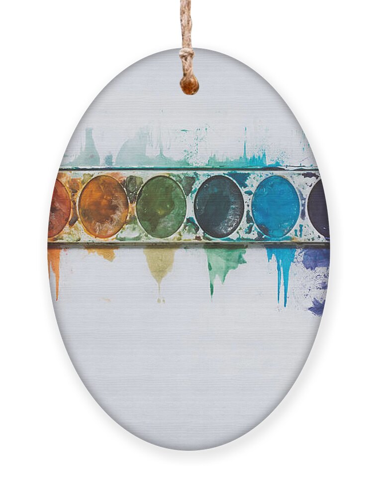 Scott Norris Photography Ornament featuring the photograph Water Colors by Scott Norris
