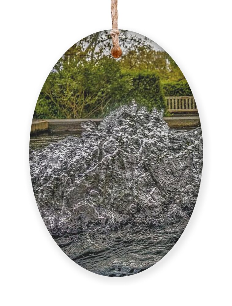 Water Ornament featuring the photograph Water in Motion by Christopher Lotito