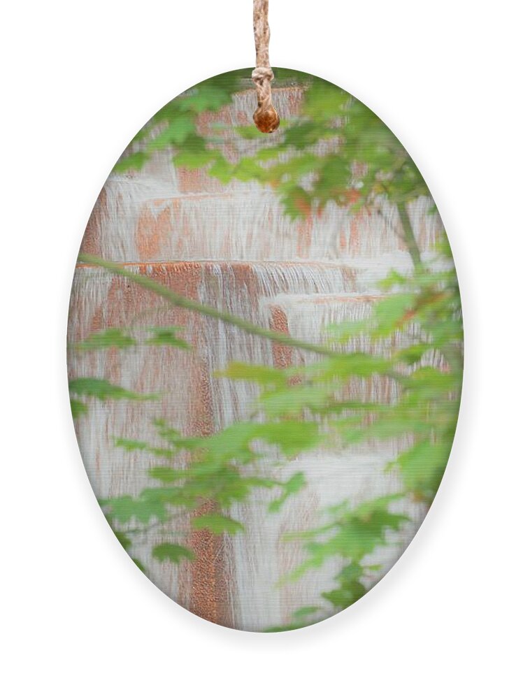 Portland Oregon Ornament featuring the photograph Waterfall, Portland by Merle Grenz
