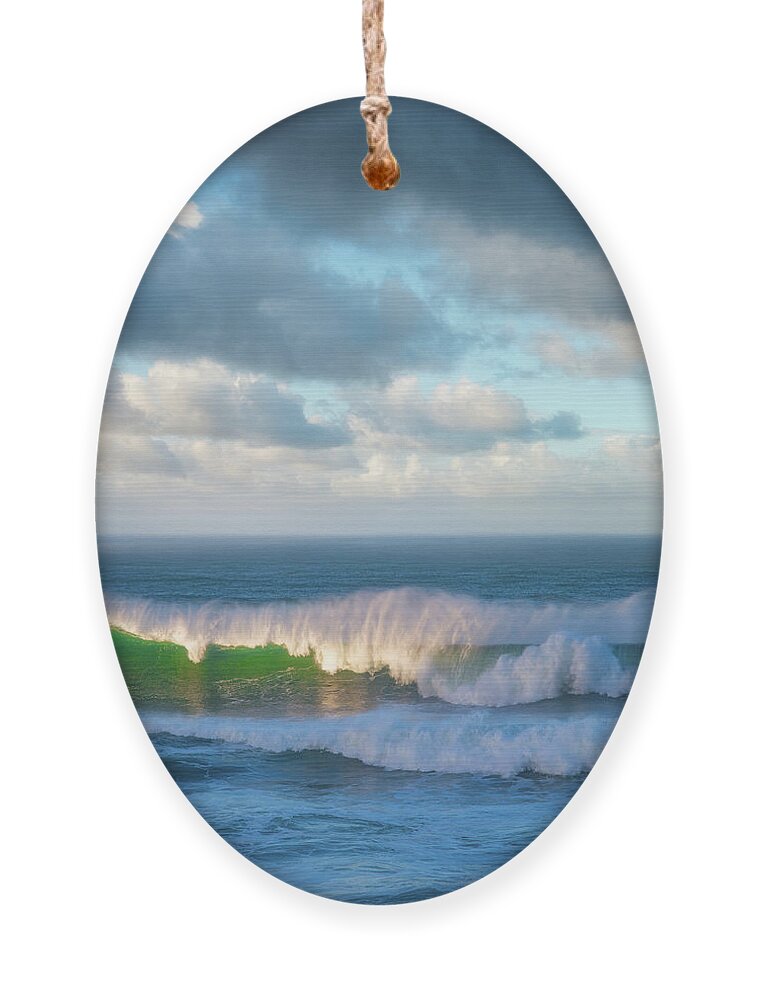Ocean Ornament featuring the photograph Wave length by Darren White