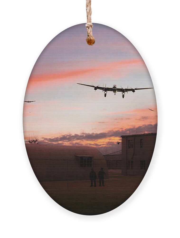 Avro Ornament featuring the digital art Welcome Home Chaps by Airpower Art