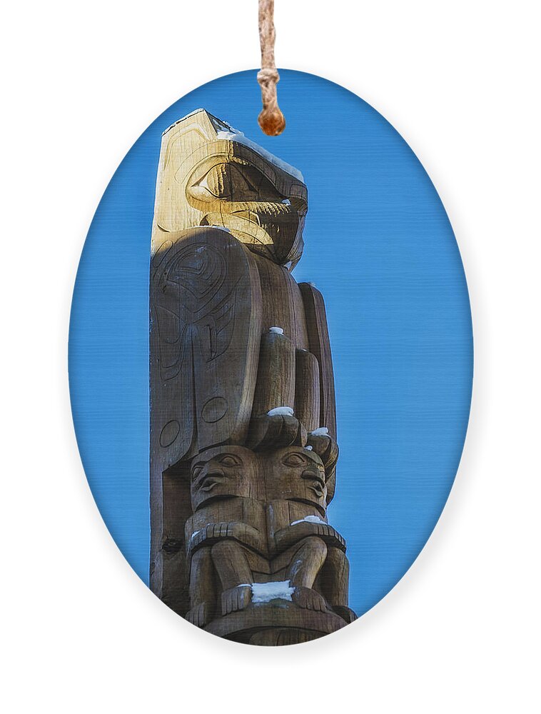 Native American Ornament featuring the photograph Whistler Totem Pole by Pelo Blanco Photo