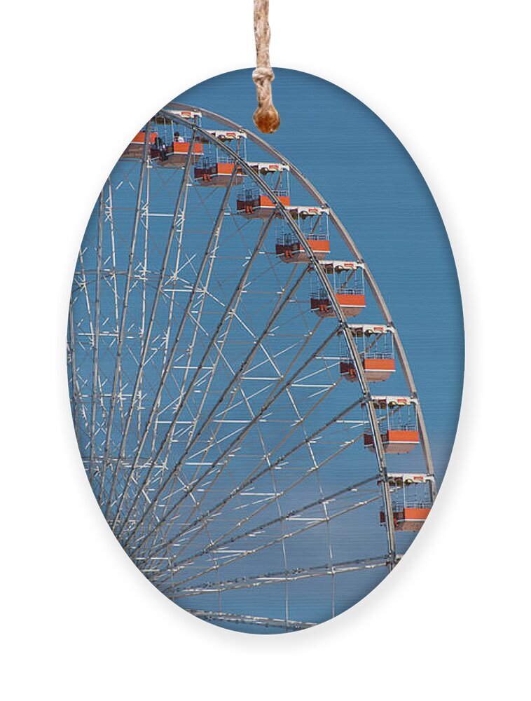 Ferris Ornament featuring the photograph Wildwood Ferris Wheel by Jennifer Ancker