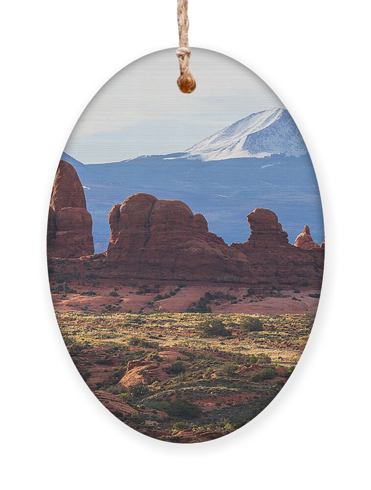 Utah Ornament featuring the photograph Wing Window by Jim Garrison