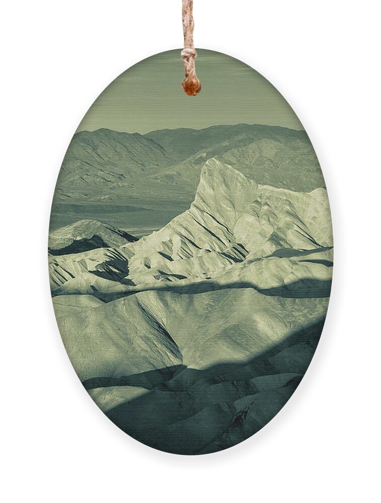 Death Valley National Park Ornament featuring the photograph Zabriskie Split Tone by Jonathan Nguyen