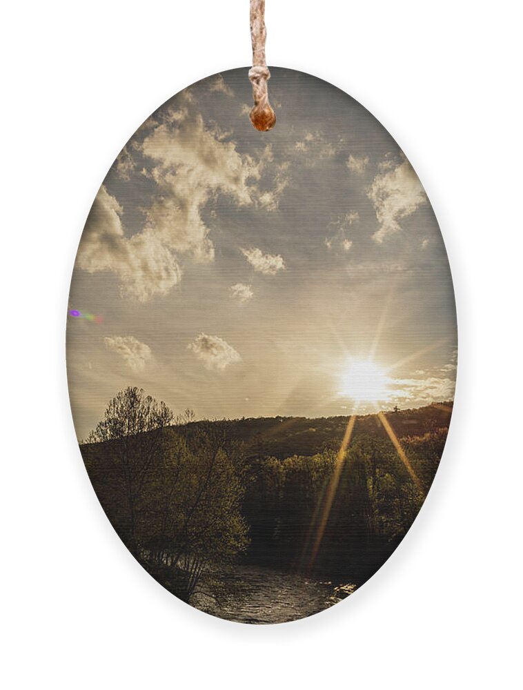 Scenic Ornament featuring the photograph Landscape Photography - Rural Scene by Amelia Pearn