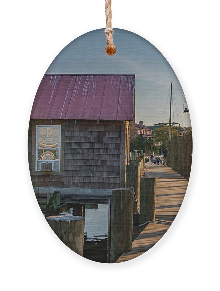 Dock Ornament featuring the photograph Artist Inspiration - Shem Creek by Dale Powell