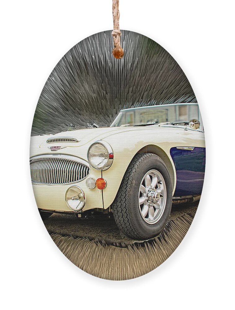 Car Ornament featuring the photograph Austin Healey 3000MKIII by Ira Marcus