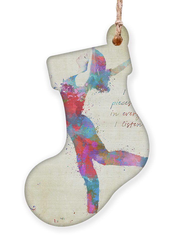 Music Ornament featuring the digital art Beloved Deanna radiating love and light by Nikki Marie Smith