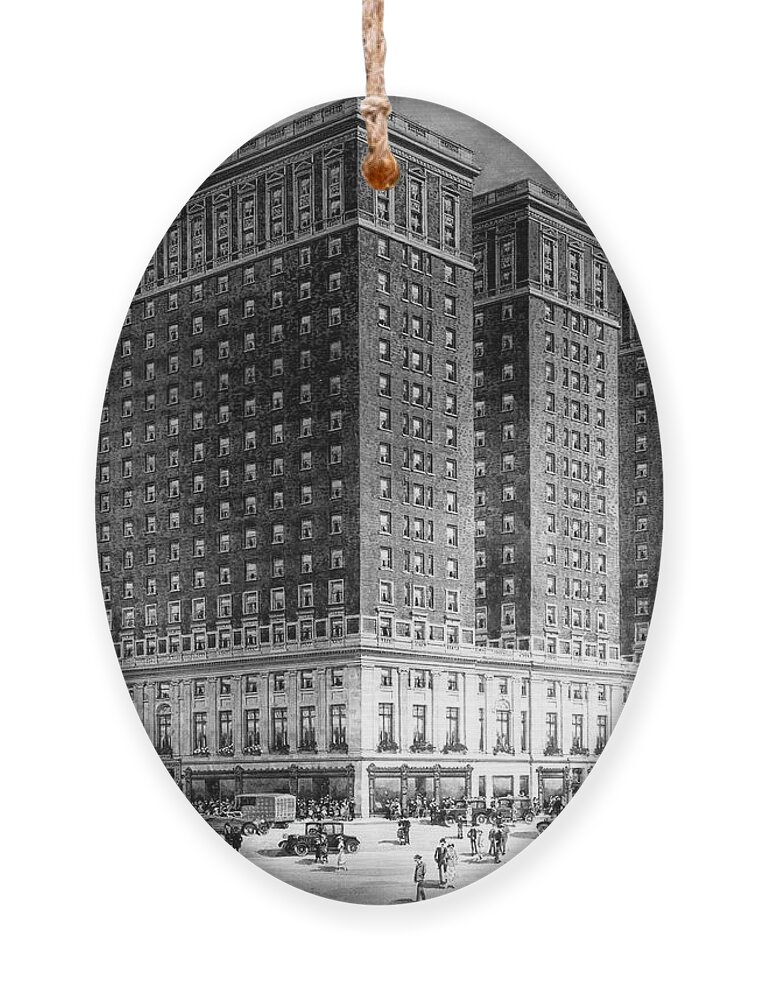 Philadelphia Ornament featuring the photograph Benjamin Franklin Hotel by James Dillon