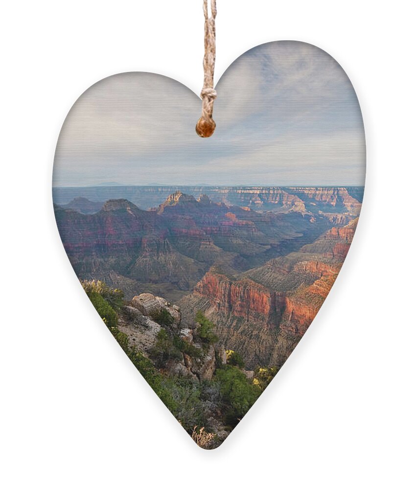 Arizona Ornament featuring the photograph Bright Angel Canyon at Sunrise by Jeff Goulden