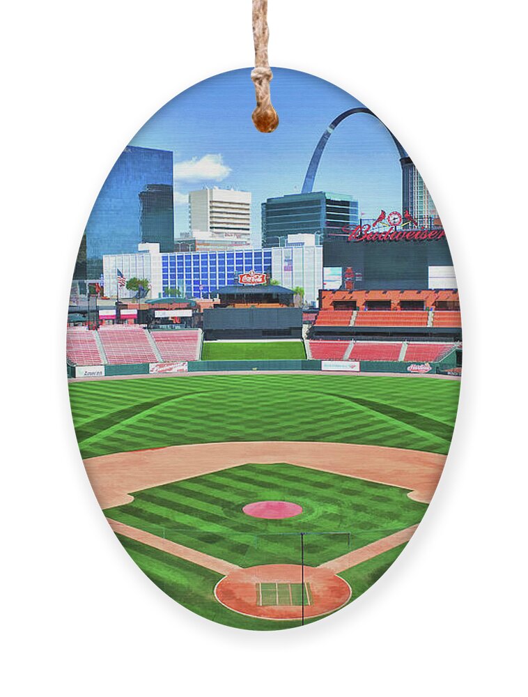 Busch Stadium St Louis Cardinals Baseball Ballpark Stadium Ornament by  Christopher Arndt - Pixels Merch