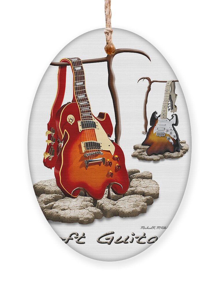 T-shirt Ornament featuring the photograph Classic Soft Guitars by Mike McGlothlen