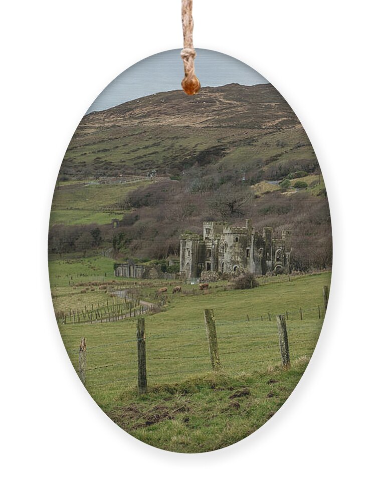 Castle Ornament featuring the photograph Clifton Castle - Ireland by Arthur Oleary