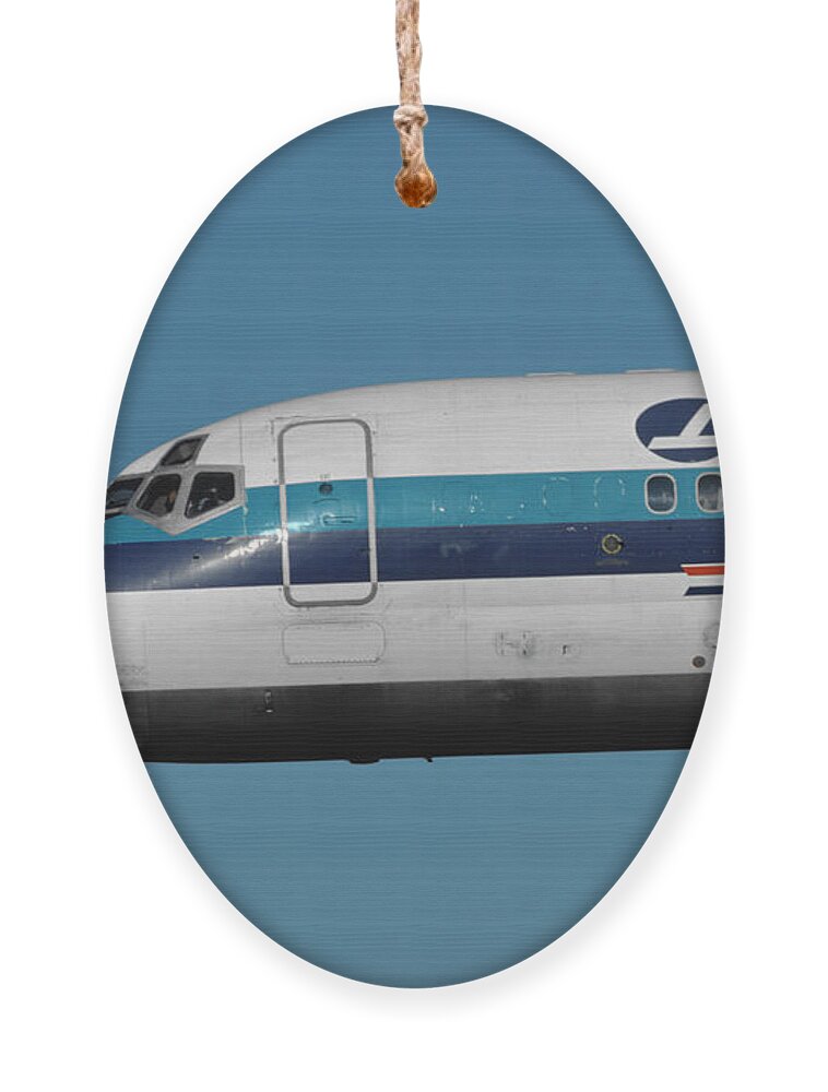 Eastern Airlines Ornament featuring the photograph Close-up of a Classic Eastern Airlines DC-9 by Erik Simonsen