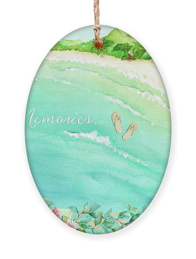 Collect Memories Ornament featuring the mixed media Collect Memories - Kindness by Jordan Blackstone