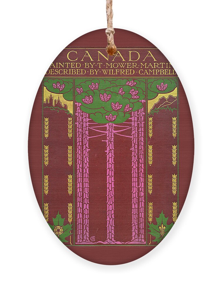Canada Ornament featuring the mixed media Cover design for Canada by Unknown