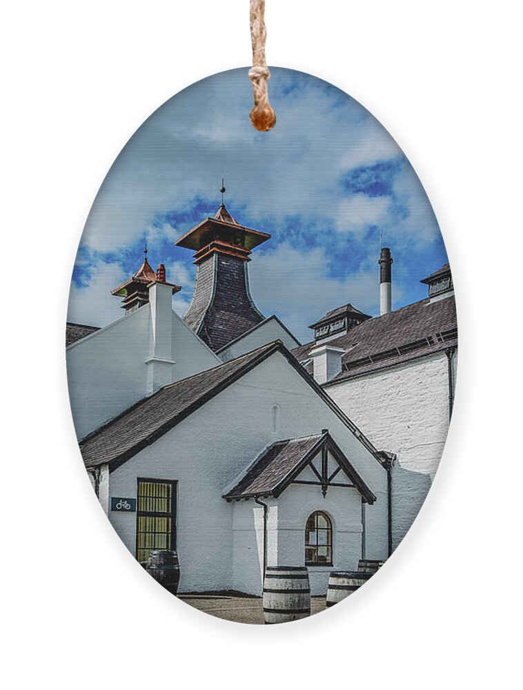 Aviemore Ornament featuring the photograph Dalwhinnie Distillery of Scotland by Marcy Wielfaert