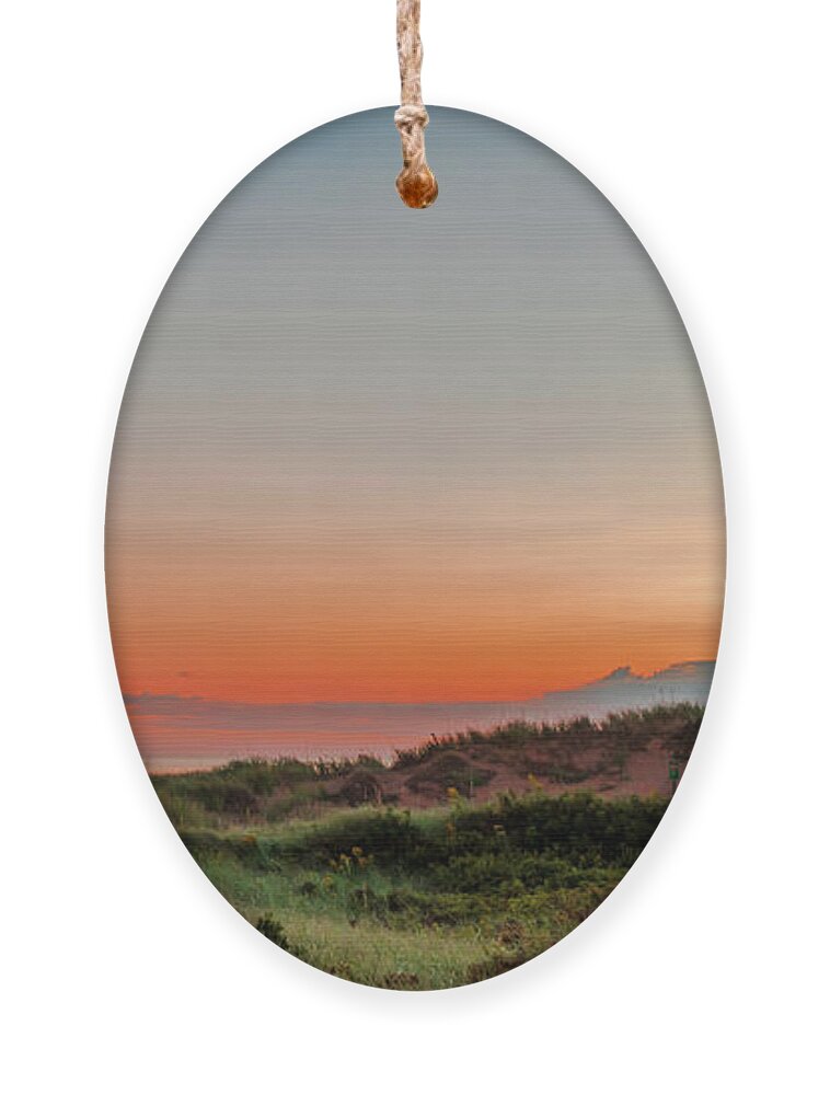Pastel Ornament featuring the photograph Daybreak at Covehead by Marcy Wielfaert